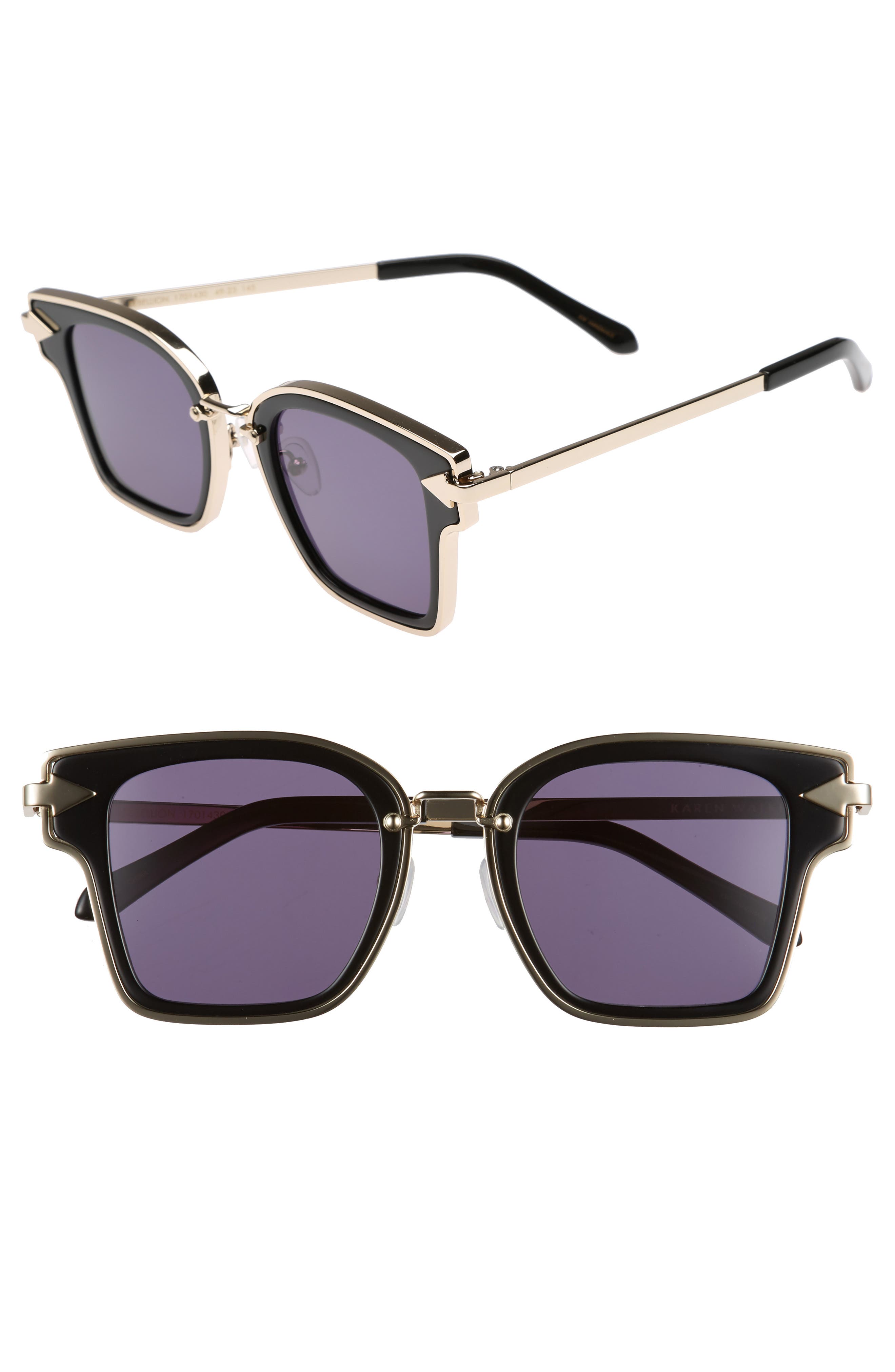 karen walker white sunglasses