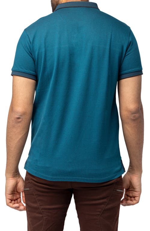 X-ray Xray Piqué Polo In Teal