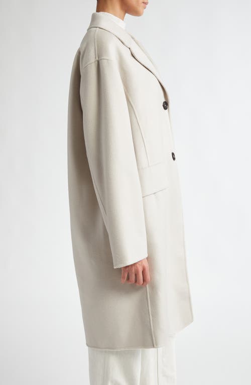 Shop Max Mara Double Face Wool Coat In Sand