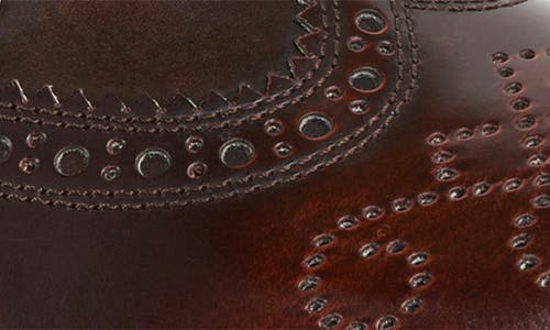 The Office Of Angela Scott Miss Lucy Wingtip Platform Derby In Brown Multicolor