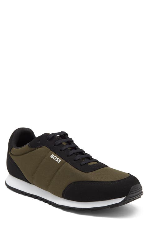 Hugo Boss, Shoes, Boss Mens Sneakers 38 Dark Green