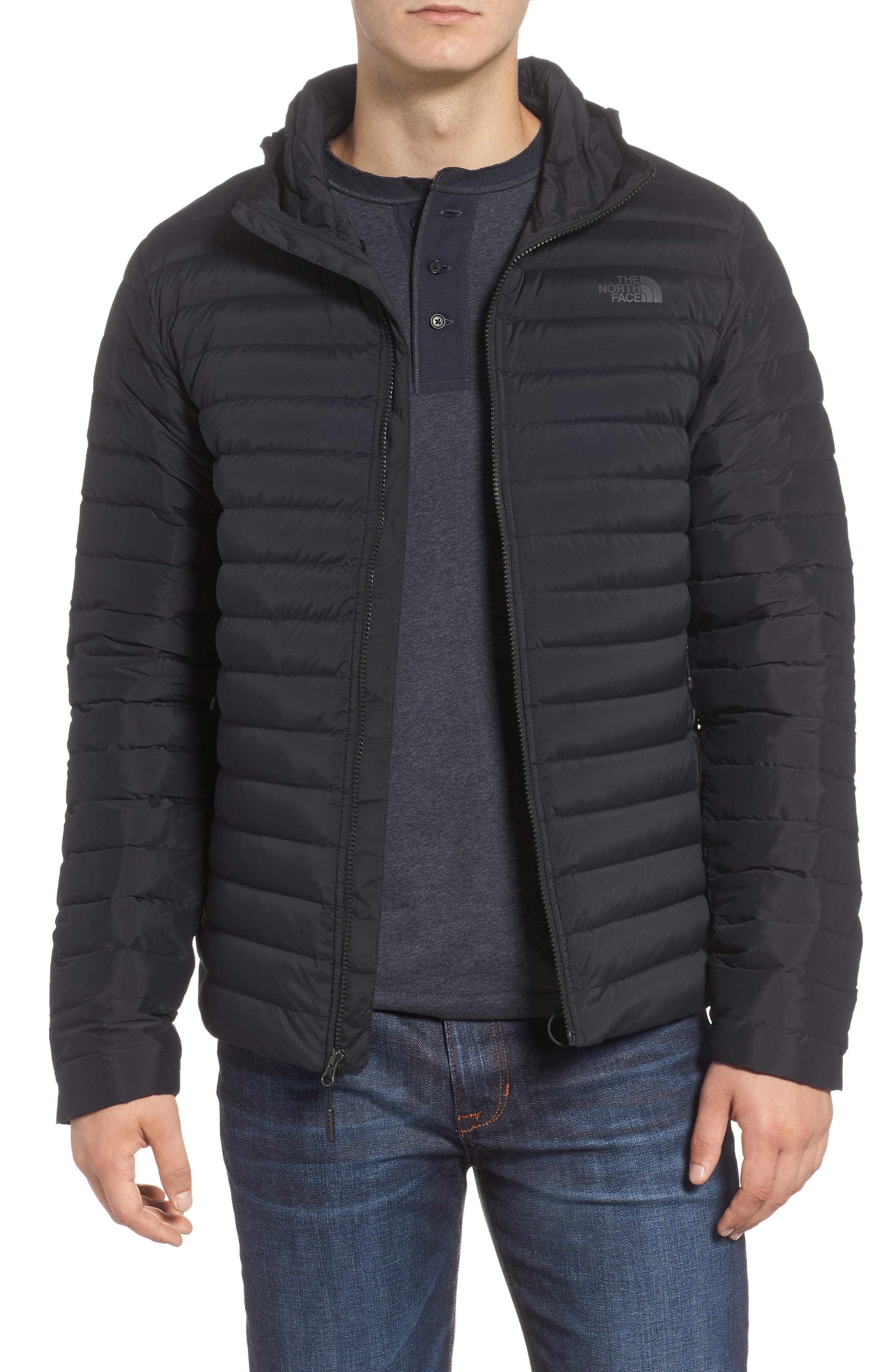 north face stretch down hooded jacket