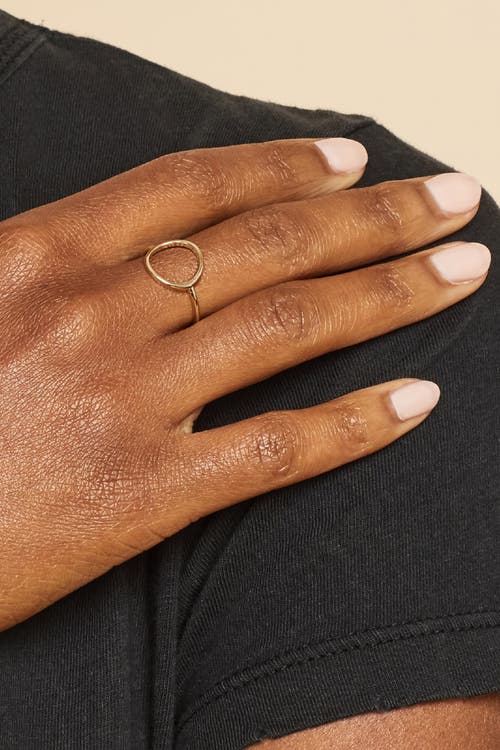 Oradina 14k Yellow Solid Gold Opera Ring In Yellow Gold