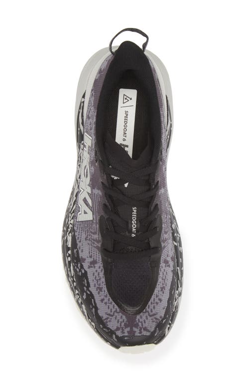 Hoka Speedgoat 5 Gtx Trail Running Shoe In Black/stardust
