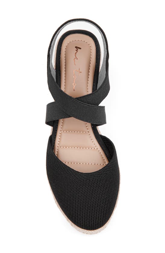 Shop Me Too Skylen Espadrille Wedge Sandal In Black