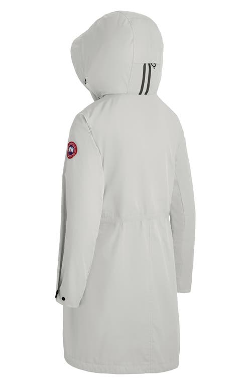 Canada Goose Belcarra Water Resistant Hooded Jacket In Silverbirch - Bouleau Argente
