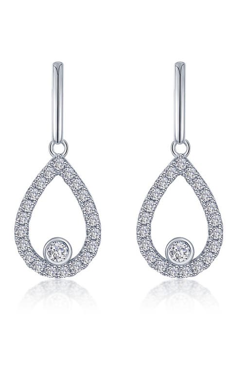 LAFONN LAFONN SIMULATED DIAMOND PEAR DROP EARRINGS