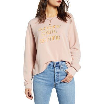 Project Social T Sunshine Reversible Sweatshirt, Pink