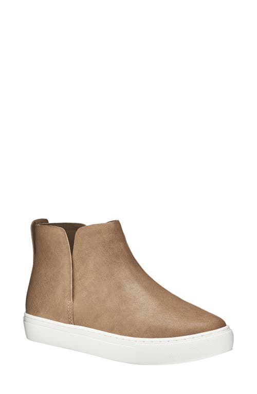 Falcon Water Resistant Sneaker Bootie in Cafe Au Lait Leather