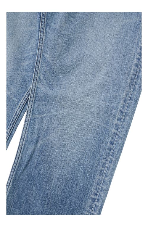 Moussy Olivia High Waist Wide Leg Jeans In Blue