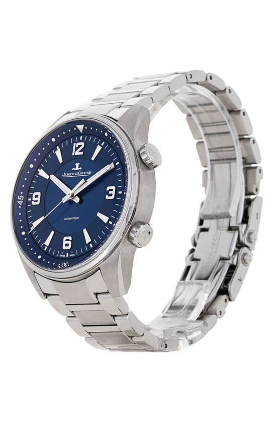 Shop Watchfinder & Co. Jaeger-lecoultre  Polaris Bracelet Watch, 41mm In Silver/ Blue