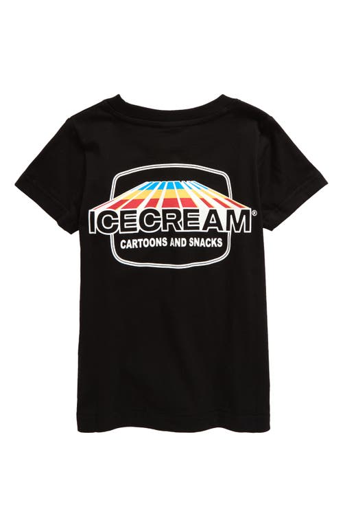 Shop Icecream Kids' Big Scoop Graphic T-shirt In Black