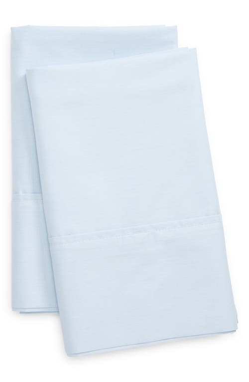 Ralph Lauren Set of 2 624 Thread Count Organic Cotton Percale Pillowcases in True Pale Sky Blue at Nordstrom
