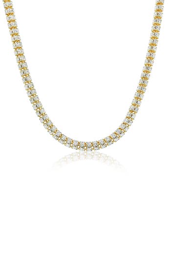 Shop Simona D-c Ice Two-tone Barrel Chain Bracelet