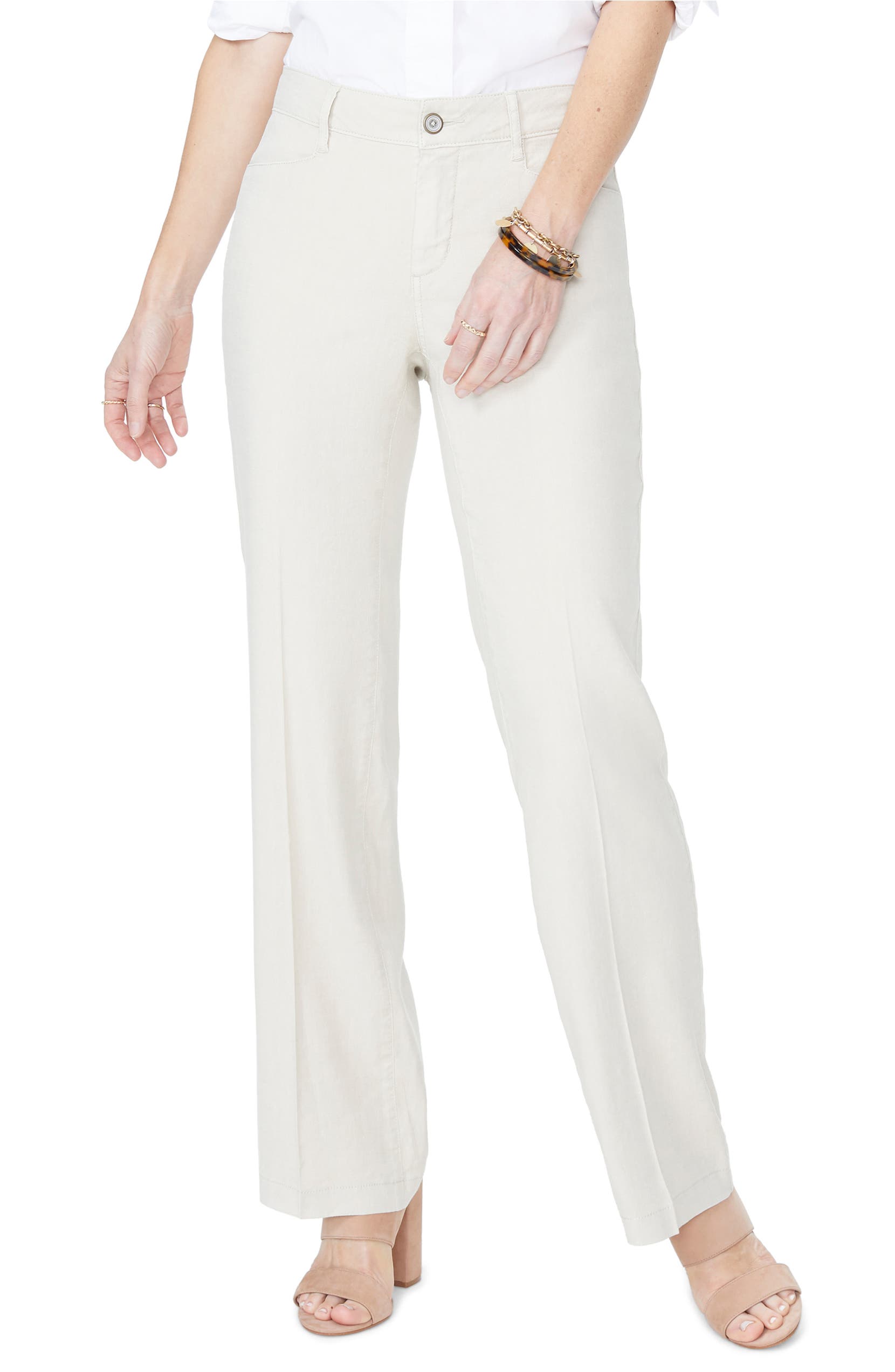  Linen Trousers, Main, color, STRAW