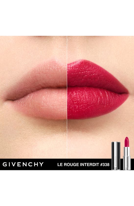 Shop Givenchy Le Rouge Interdit Silk Lipstick In 338 Rouge Vigne
