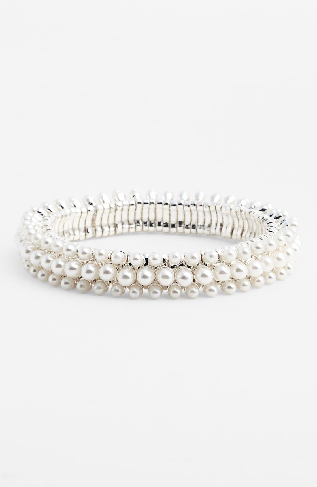 Anne Klein Faux Pearl Stretch Bracelet Nordstrom