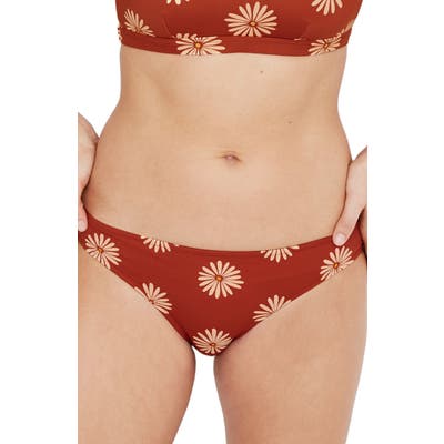 Plus Size Madewell Second Wave Hipster Bikini Bottoms, Red