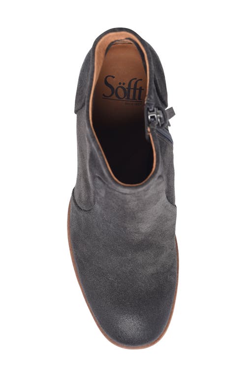 Söfft Maguire Waterproof Wedge Bootie In Titan Grey