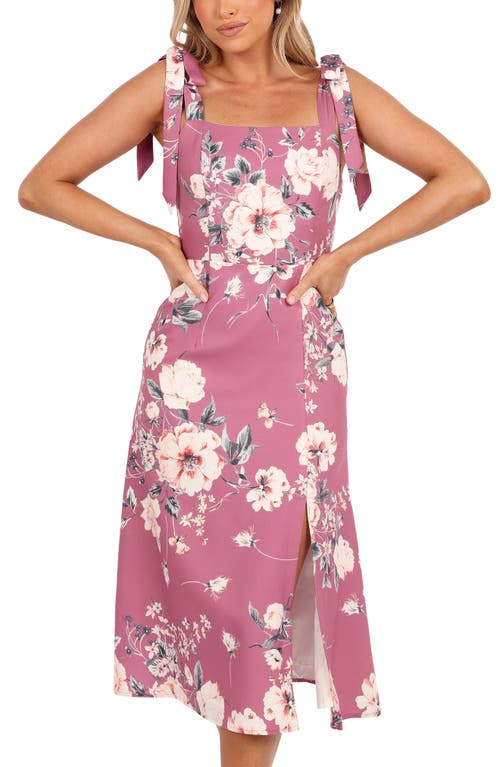 Petal And Pup Petal & Pup Laurel Floral Print Sundress In Pink