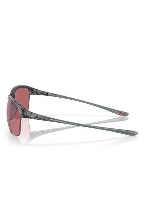 Oakley Unstoppable 65mm Prizm™ Gradient Oversize Polarized Rectangular Sunglasses In Shiny Black