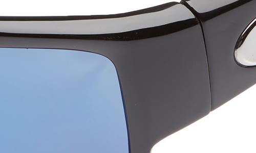 Shop Costa Del Mar Caballito 60mm Polarized Sunglasses In Black/blue Mirror