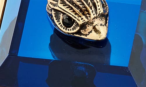 KURT GEIGER KURT GEIGER LONDON SQUARE STONE COCKTAIL RING 