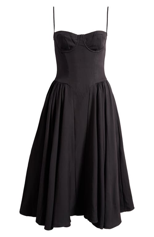 HOUSE OF CB HOUSE OF CB SAMARIA UNDERWIRE FIT & FLARE COCKTAIL DRESS 