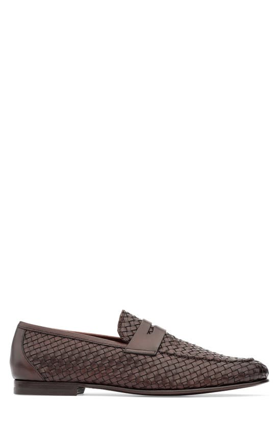 Shop To Boot New York Zenith Penny Loafer In Dark Brown