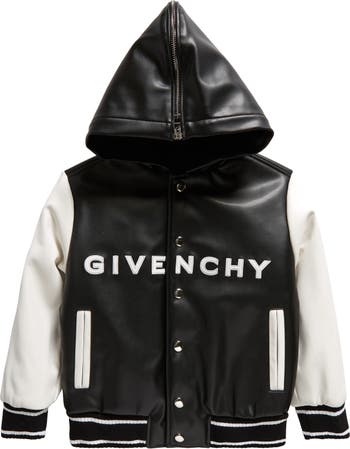 Givenchy Red & White Varsity Bomber Jacket
