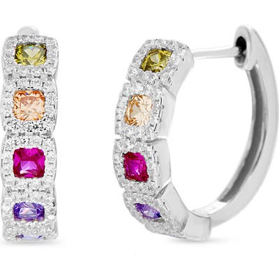 Lesa Michele Huggie Hoop Earrings