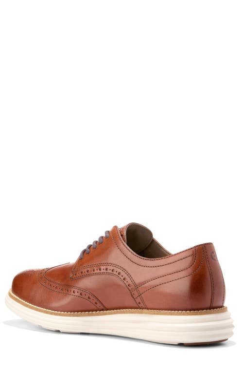 Cole Haan Orignalgrand Remastered Wingtip Derby In Woodbury/ivory