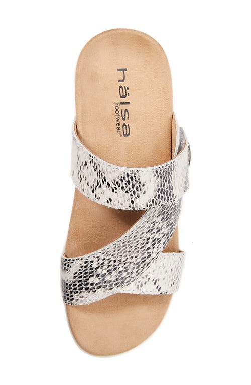 Halsa Footwear Hälsa Footwear Desiree Sandal In Beige/silver