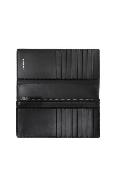 Burberry Check Continental Wallet In Archive Beige