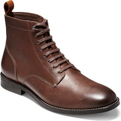 Cole Haan Feathercraft Grand Plain Toe Boot, Brown