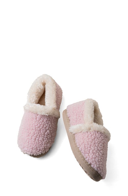 Minnetonka Kids' Daina Faux Fur Lined Slipper In Pink