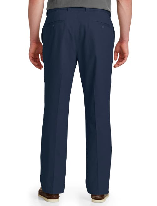 Shop Harbor Bay By Dxl Waist-relaxer Pants In New Navy