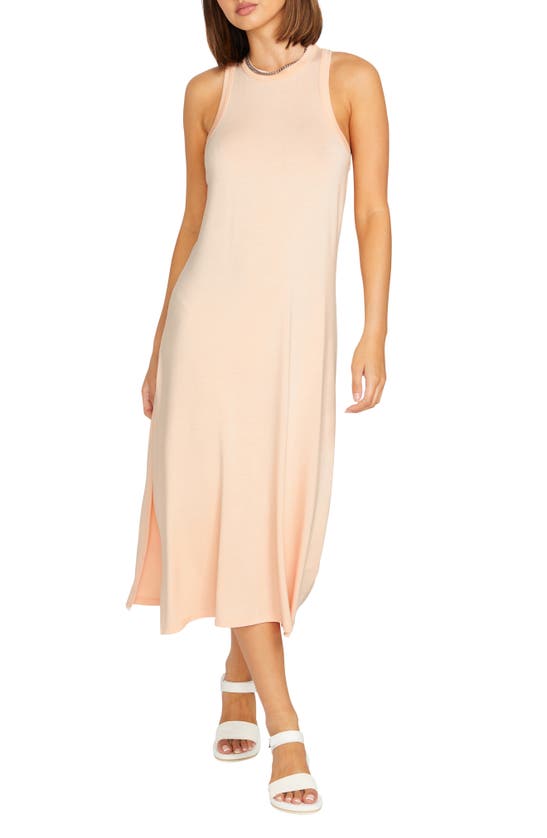 Volcom Stonelight Midi Dress In Melon