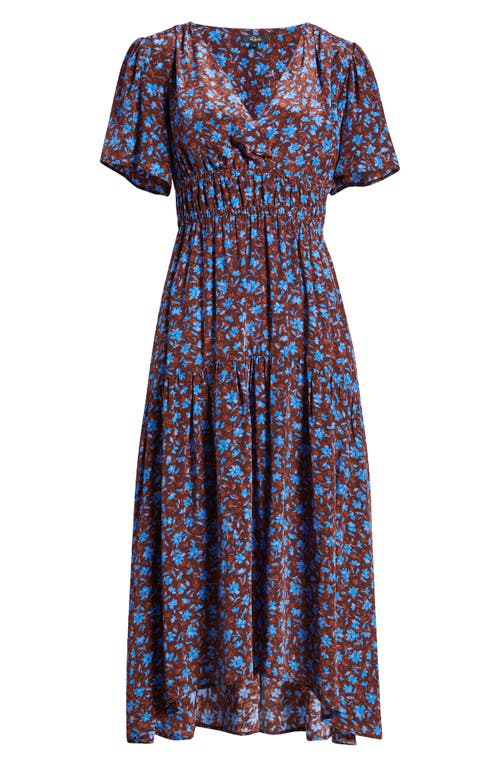 Shop Rails Adelaide Floral Midi Dress In Russet Camellia