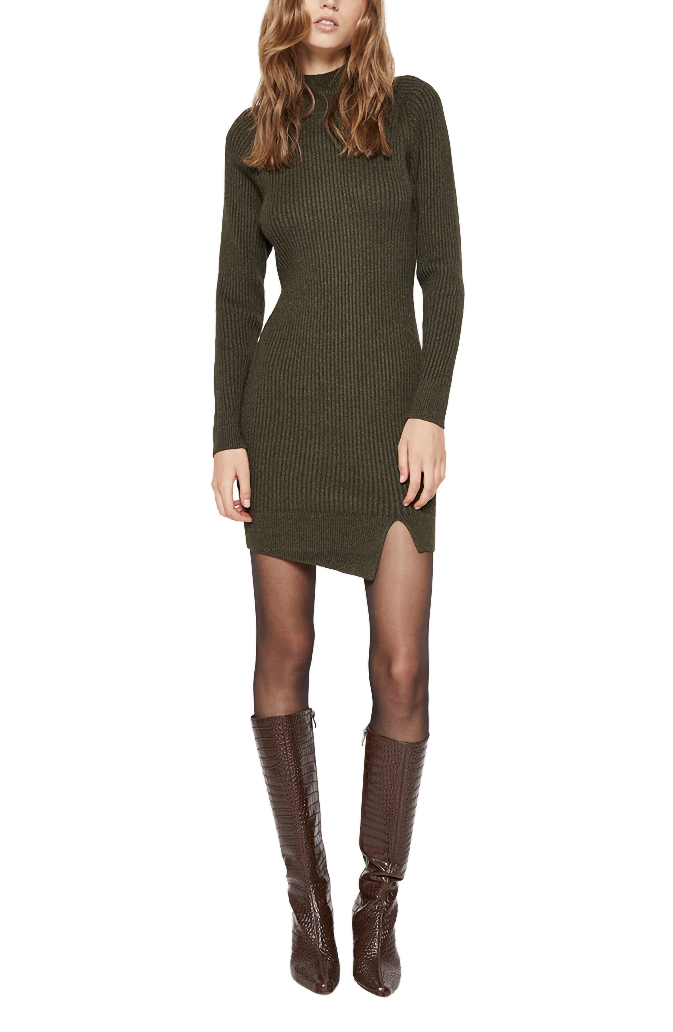 sweater dress green