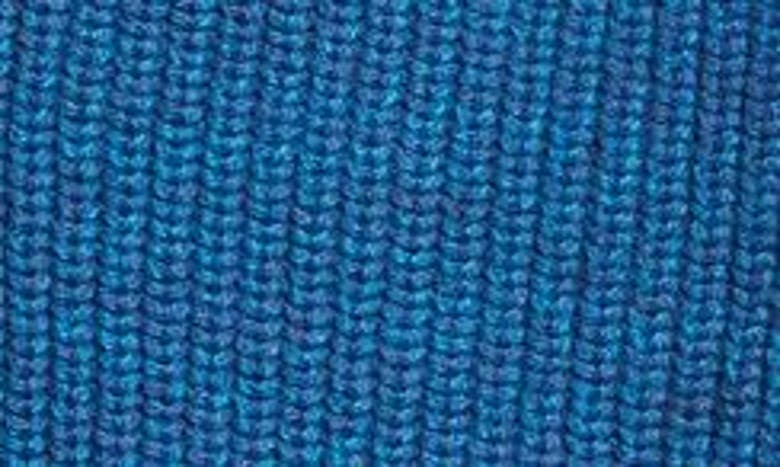 Shop Waste Yarn Project Patti Colorblock Wool Blend Cardigan In Tonal Blue