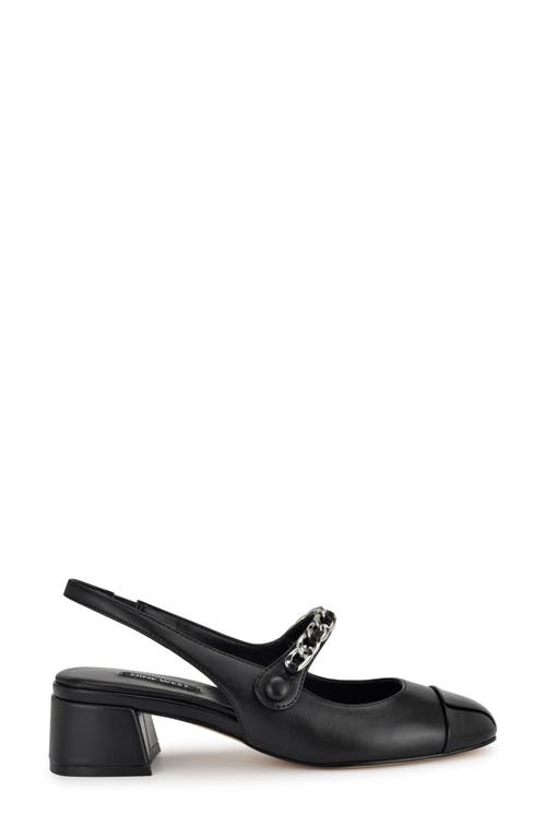 NINE WEST NINE WEST GEKO MARY JANE CAP TOE PUMP 