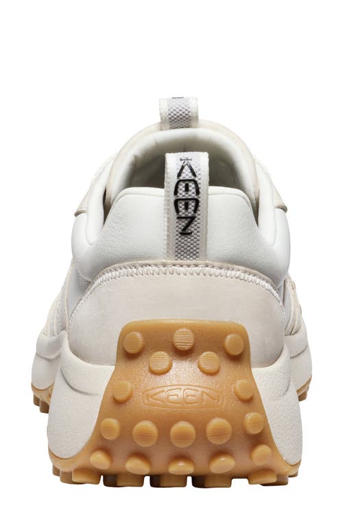 Keen Ks86 Lea Sneaker In Birch/star White