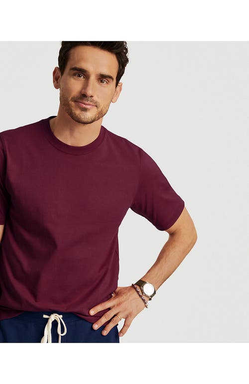 Shop Lands' End Super-t Short Sleeve T-shirt In Rich Burgundy