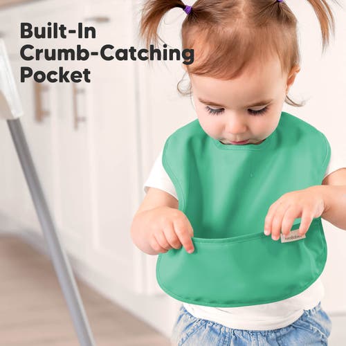 Keababies 3-pack Presto Waterproof Bibs In Basics