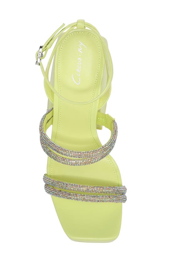 Shop Circus By Sam Edelman Circus Ny By Sam Edelman Mila Jewel Ankle Strap Platform Sandal In Sunny Lime