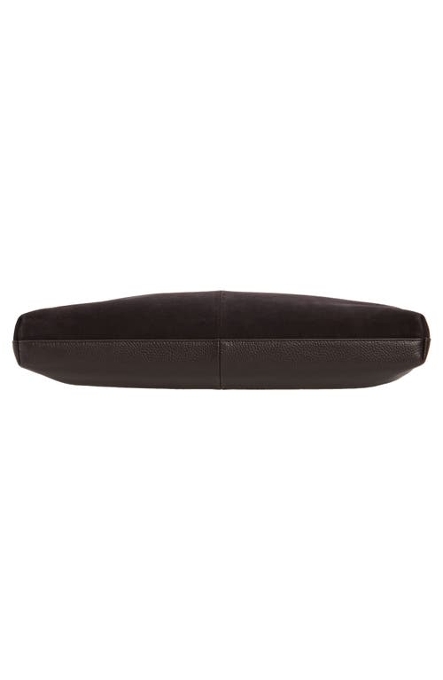 Reiss Vigo Shoulder Bag In Chocolate