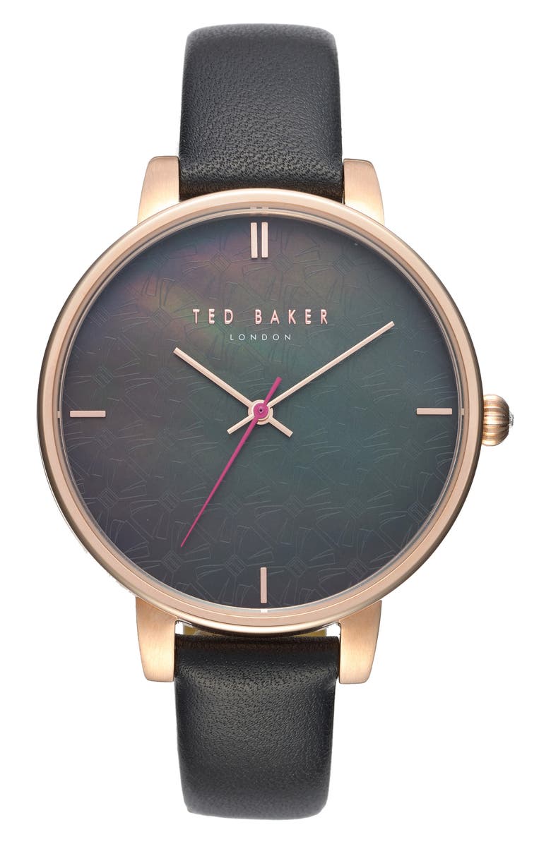 Ted Baker London Kate Leather Strap Watch, 38mm | Nordstrom