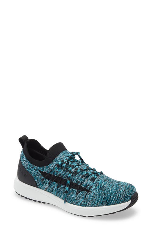 TRAQ by Alegria Synq Knit Sneaker Leather at Nordstrom