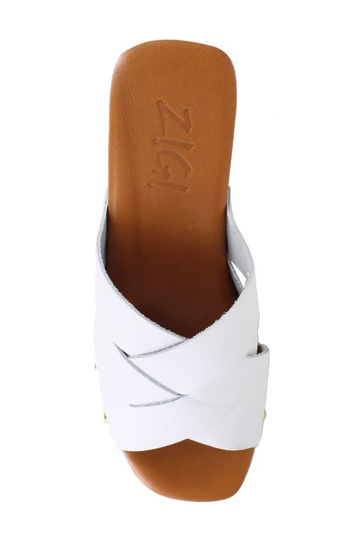ZIGI ZIGI SURIEL PLATFORM SLIDE SANDAL 
